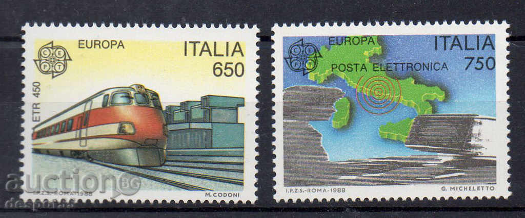 1988. Italy. Europe - Transport and Communications.