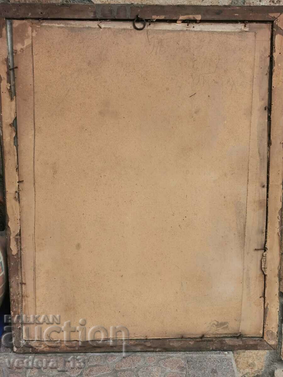 Delivery of old photo portrait