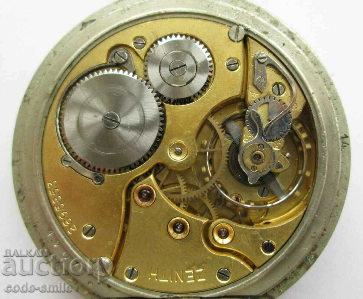Vintage ZENITH railroad pocket watch - 7