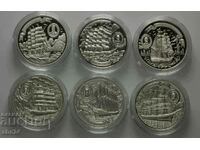 Cook Islands, 6 x 5 Dollars Tall Ships of the 20th Century
