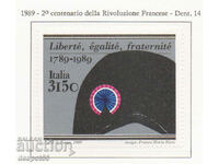 1989. Italia. 200 de ani de la Revoluția Franceză.
