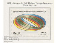 1989. Италия. 100-годишнината на Интерпарламентарния съюз.