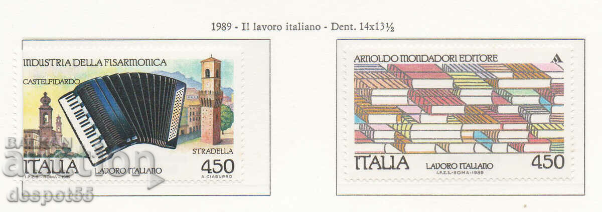 1989. Italia. industria italiană.