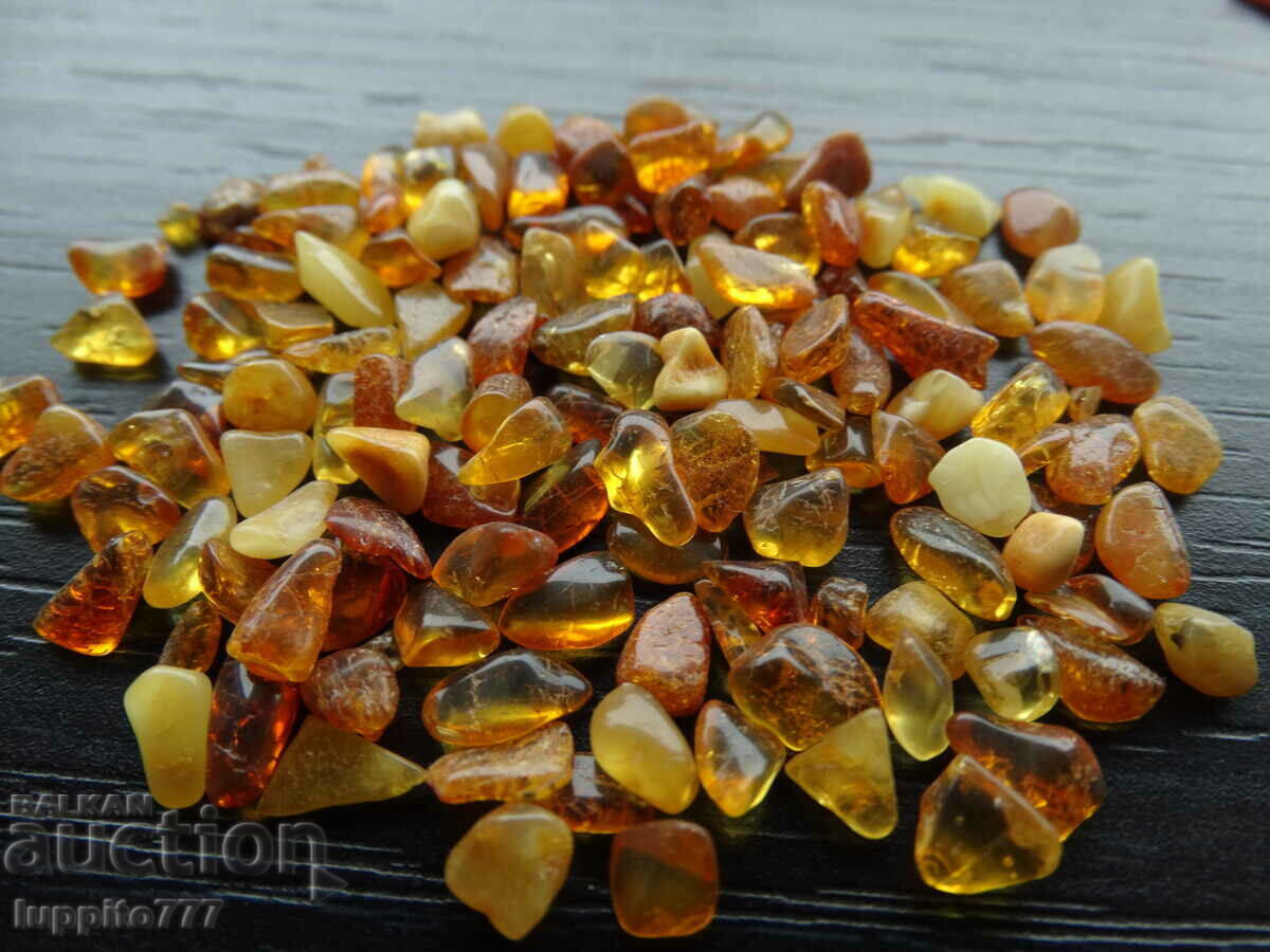 Auction 33.15 ct natural Baltic amber lot 100 pcs.+ Auction 33.15 ct natural Baltic amber lot 100 pcs.+