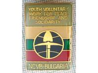 12458 Youth voluntary work for peace friendship solid.