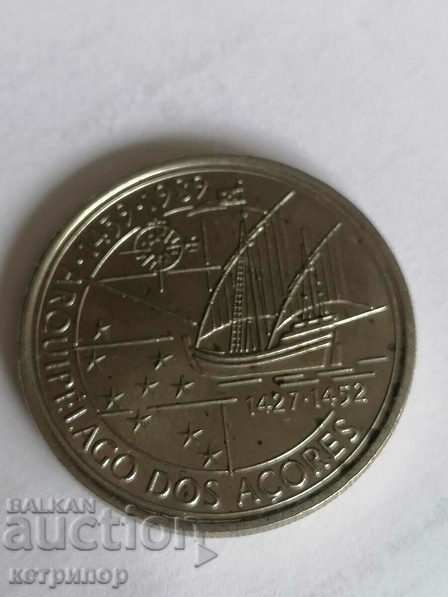 100 escudos Portugal 1989 100 escudos Portugal 1989