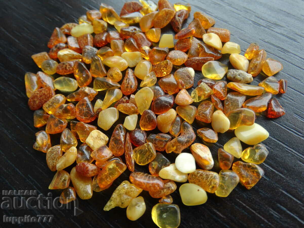 Delivery of 37.75 ct natural Baltic amber 100pcs.+ Delivery of 37.75 ct natural Baltic amber 100pcs.+