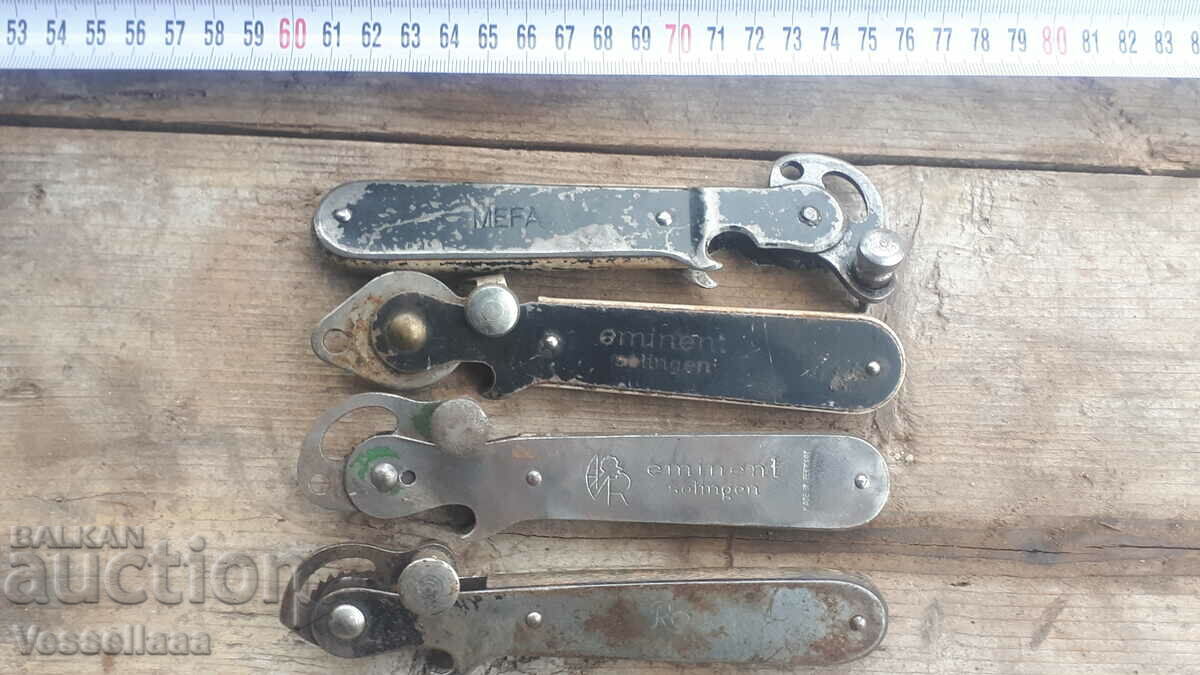Lot of Soldier can openers
