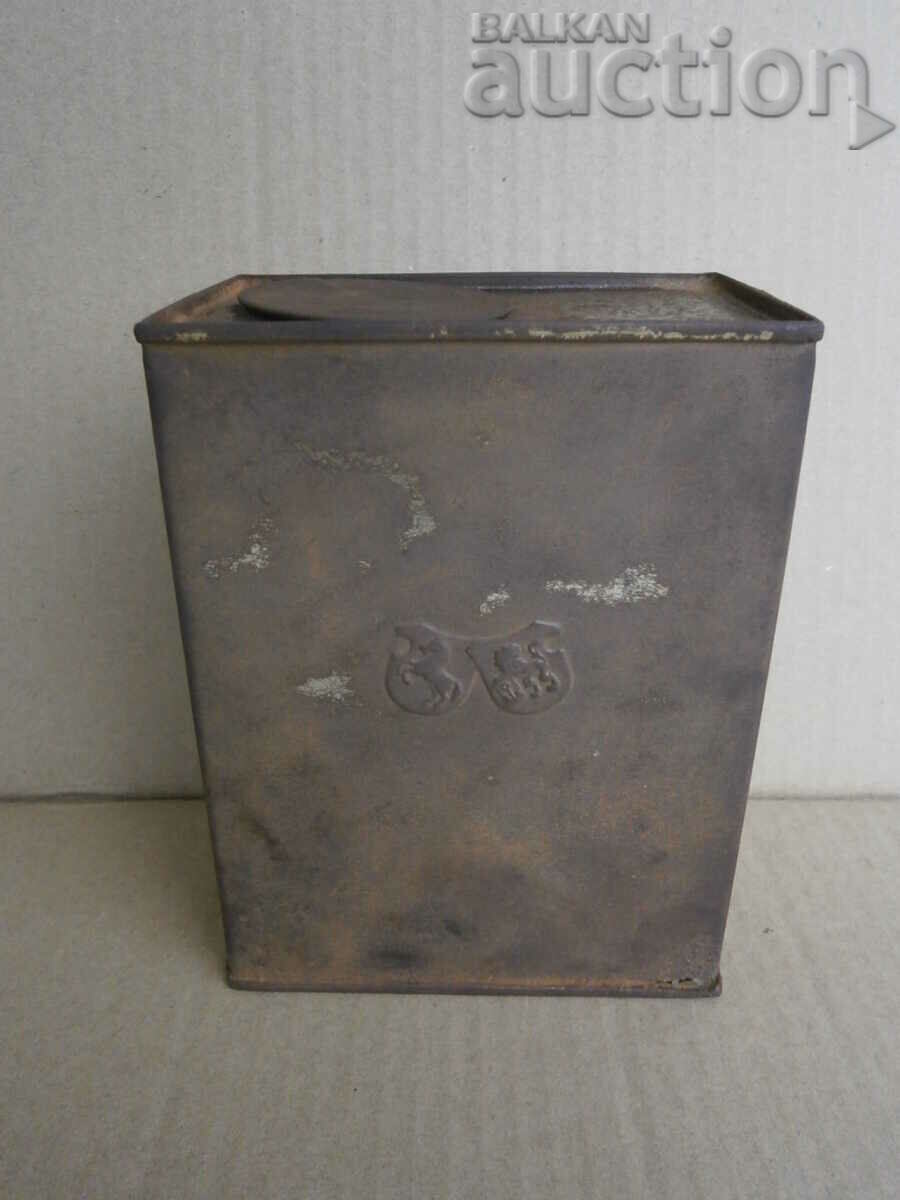 Auction  vintage Italian tin can box FERRARI