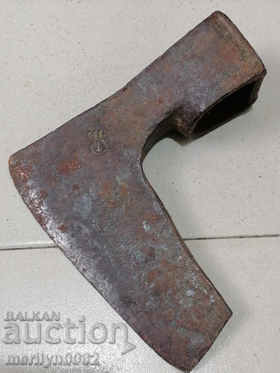 An old ax shaft tool wrought iron - 7 An old ax shaft tool wrought iron - 7