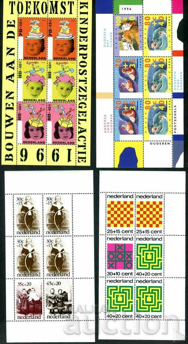 Ολλανδία - MnH - 3 μπλοκ "Παιδικά γραμματόσημα"