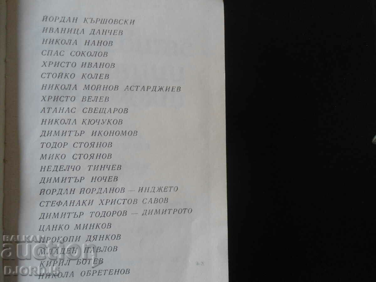 Auction Botev's chetniks tell Auction Botev's chetniks tell