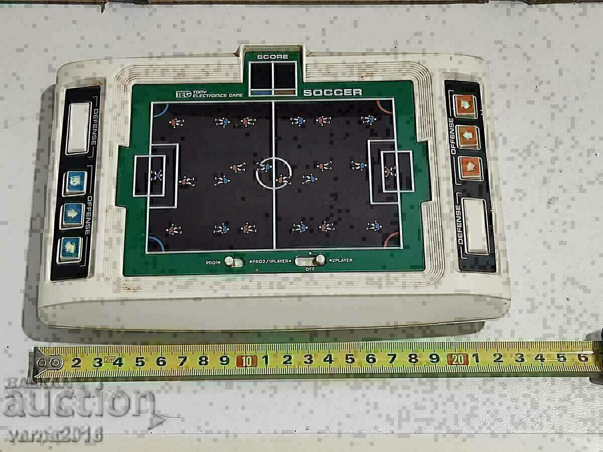 Stare de funcționare a jocului de fotbal TEG Tomy Electronics de epocă