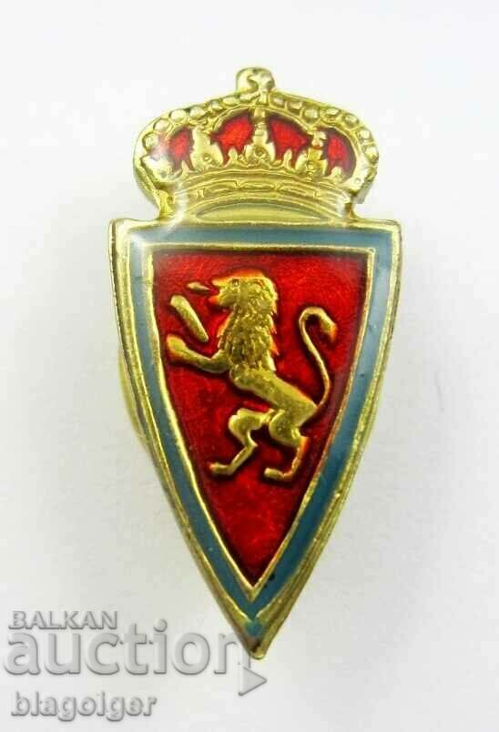 Old football badge-FC REAL ZARAGOSA-Buttonella with price 11.00 BGN | € 5.62 Old football badge-FC REAL ZARAGOSA-Buttonella with price 11.00 BGN | € 5.62