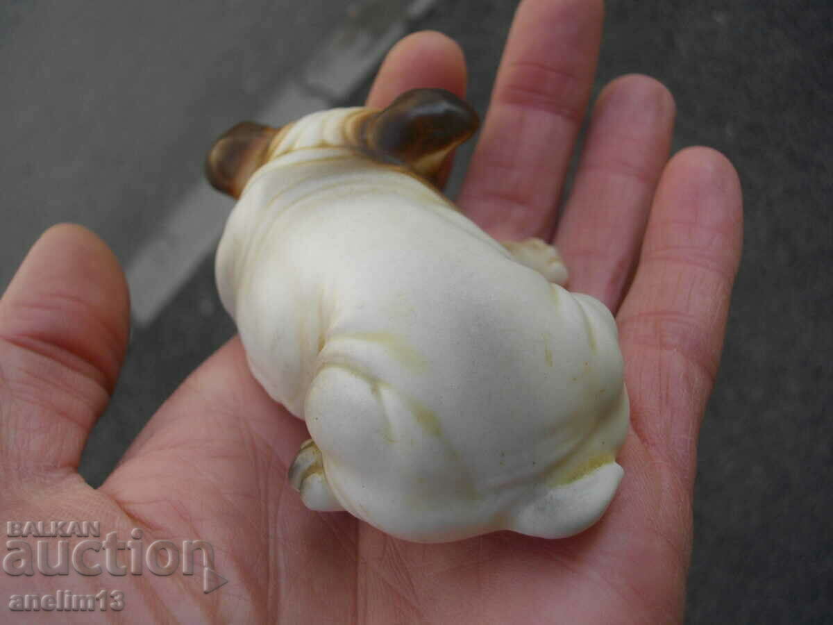 OLD PORCELAIN DOG BB BOLTZE BAZAR - 5 OLD PORCELAIN DOG BB BOLTZE BAZAR - 5