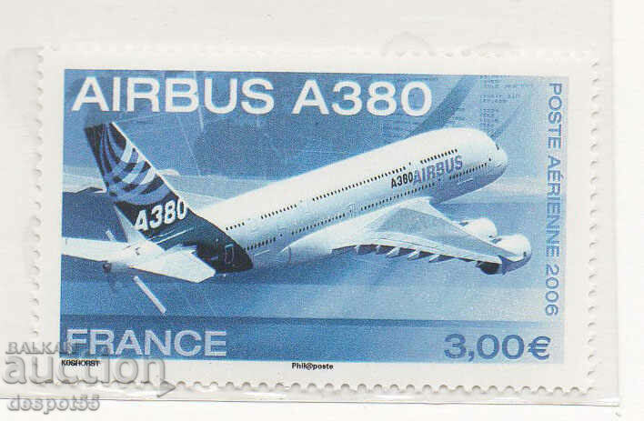 2006. Franţa. Poștă aeriană - Airbus A380.