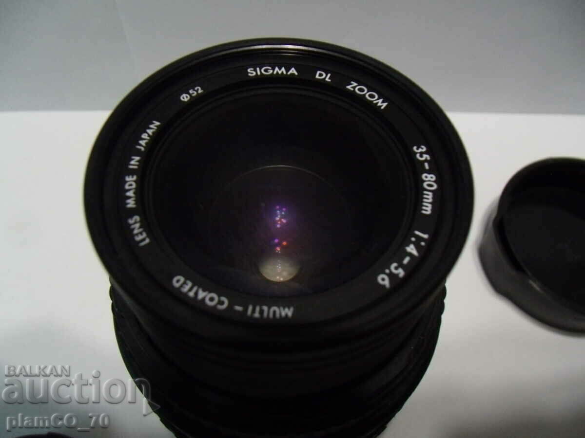 №*6857 photo lens SIGMA DL - zoom 35-80 mm q 1: 4 - 5.6 with price € 24.90 | 48.70 BGN