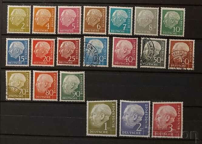 Germania 1954 Personalități 54,75€ MNH/Timbra