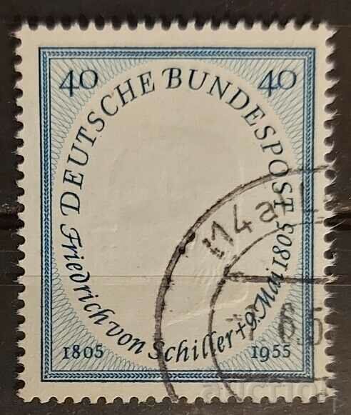 Germany 1955 Personalities €8 Stamp
