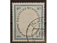 Germania 1955 Personalități 8 € timbru