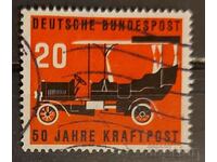 Germany 1955 Cars €8 Stamp