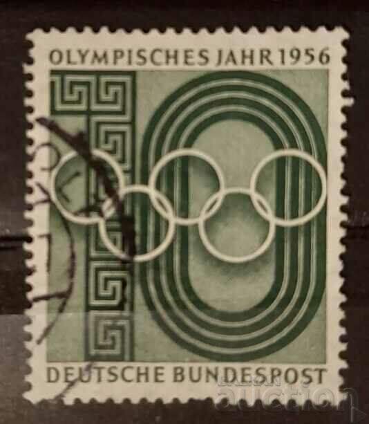 Σφραγίδα Αθλητικών/Ολυμπιακών Αγώνων Γερμανίας 1956