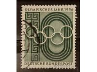 Σφραγίδα Αθλητικών/Ολυμπιακών Αγώνων Γερμανίας 1956
