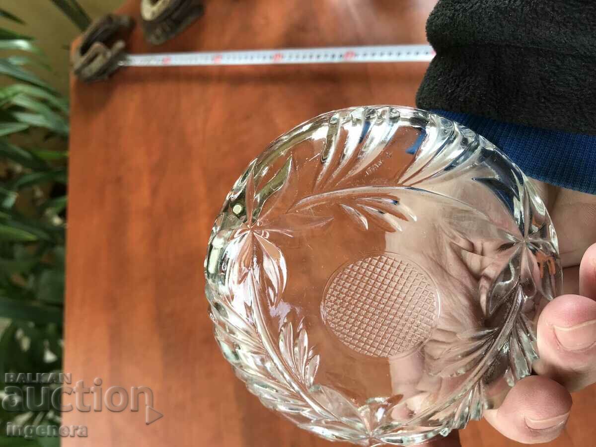 BOWL NUTS CANDY DISH GLASS RELIEF THICK with price 8.00 BGN | € 4.09 BOWL NUTS CANDY DISH GLASS RELIEF THICK with price 8.00 BGN | € 4.09