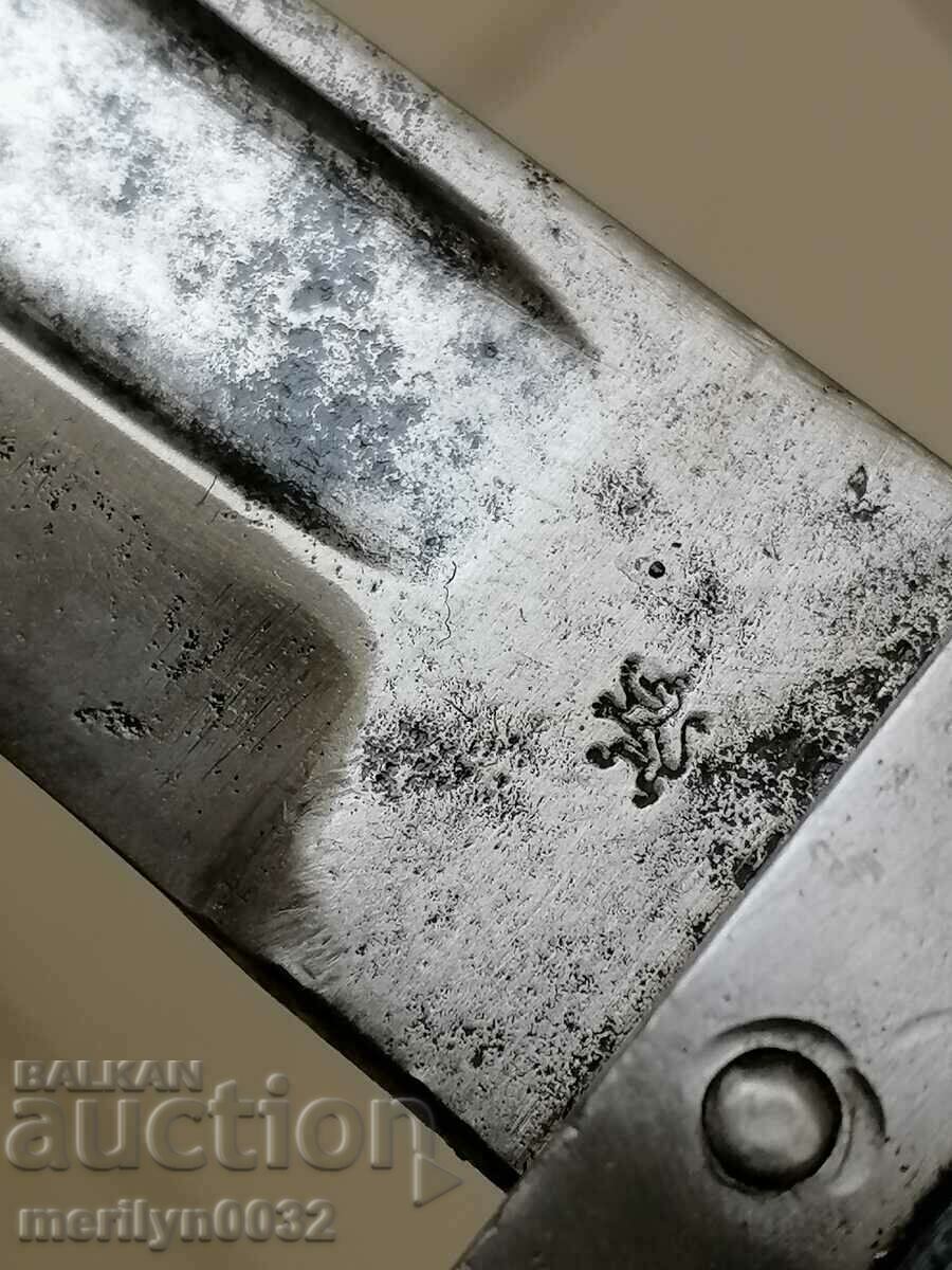 German bayonet, knife, bayonet for M-95 rifle with Bulgarian lion with price 430.00 BGN | € 219.86 German bayonet, knife, bayonet for M-95 rifle with Bulgarian lion with price 430.00 BGN | € 219.86