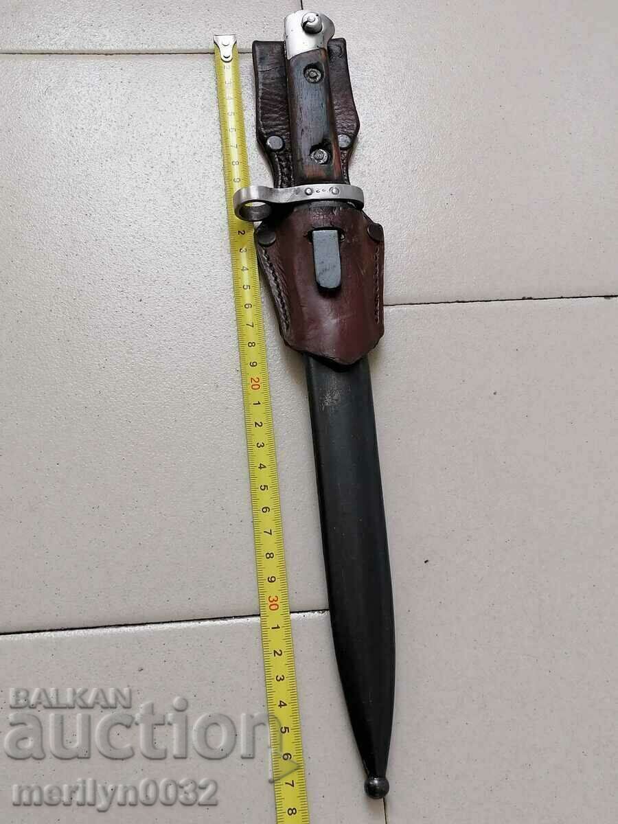 Γερμανική ξιφολόγχη, μαχαίρι, ξιφολόγχη για τουφέκι M-95 με βουλγαρικό λιοντάρι - 5