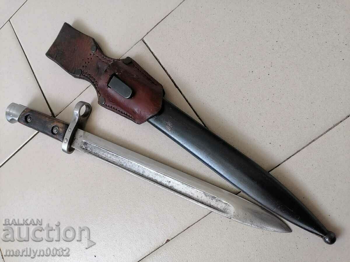 German bayonet, knife, bayonet for M-95 rifle with Bulgarian lion - 6 German bayonet, knife, bayonet for M-95 rifle with Bulgarian lion - 6