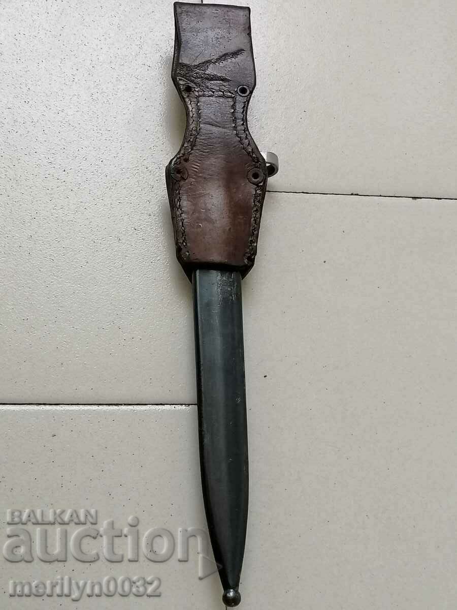 Γερμανική ξιφολόγχη, μαχαίρι, ξιφολόγχη για τουφέκι M-95 με βουλγαρικό λιοντάρι - 7