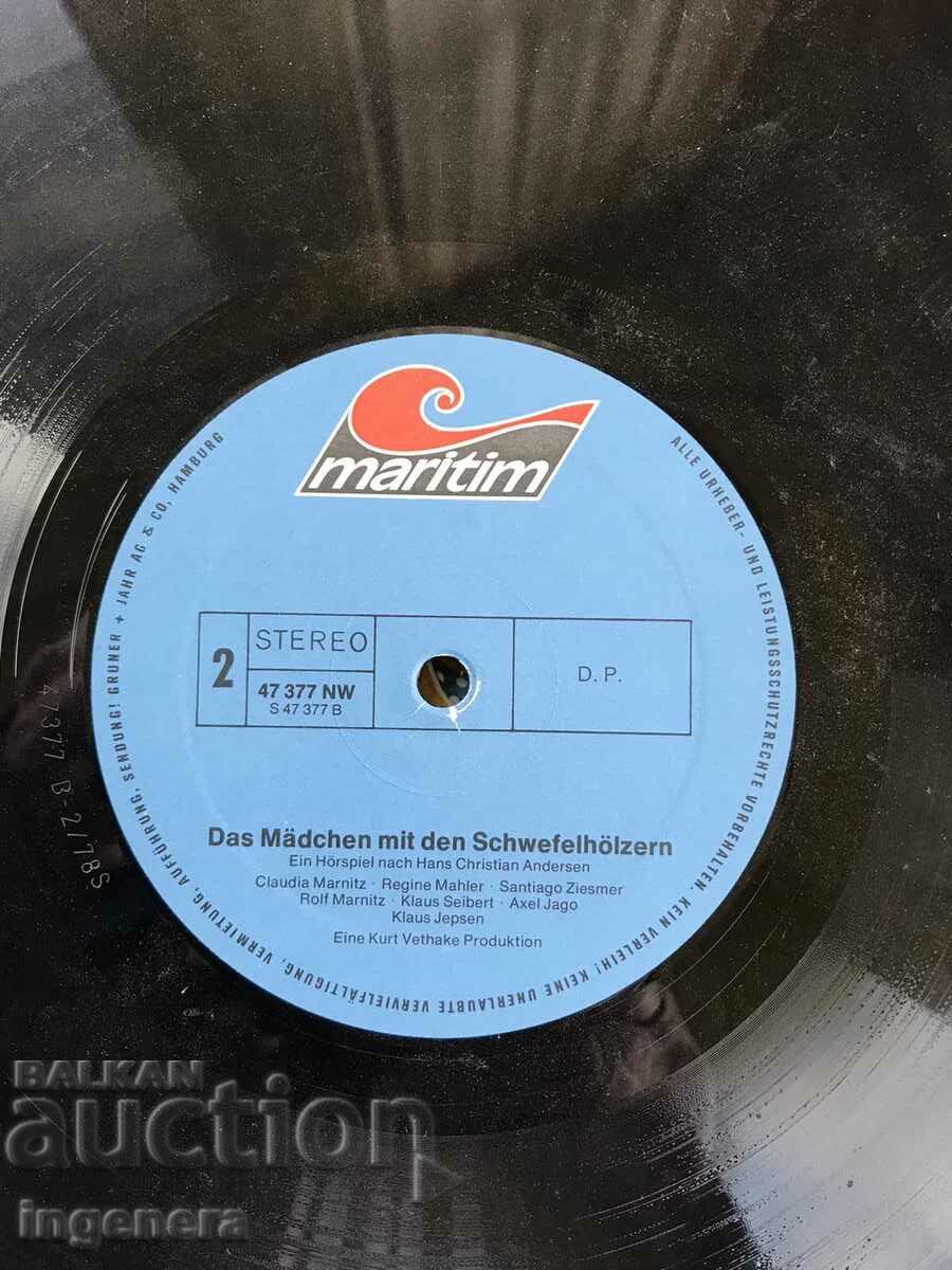 Auction RECORD GRAMOPHONE BIG TALES IN GERMAN LANGUAGE Auction RECORD GRAMOPHONE BIG TALES IN GERMAN LANGUAGE