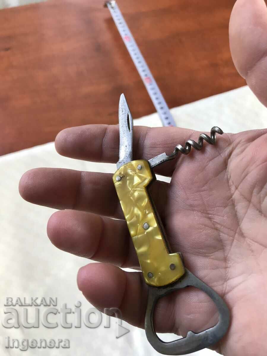 KNIFE LEG CORK OPENER - 6 KNIFE LEG CORK OPENER - 6