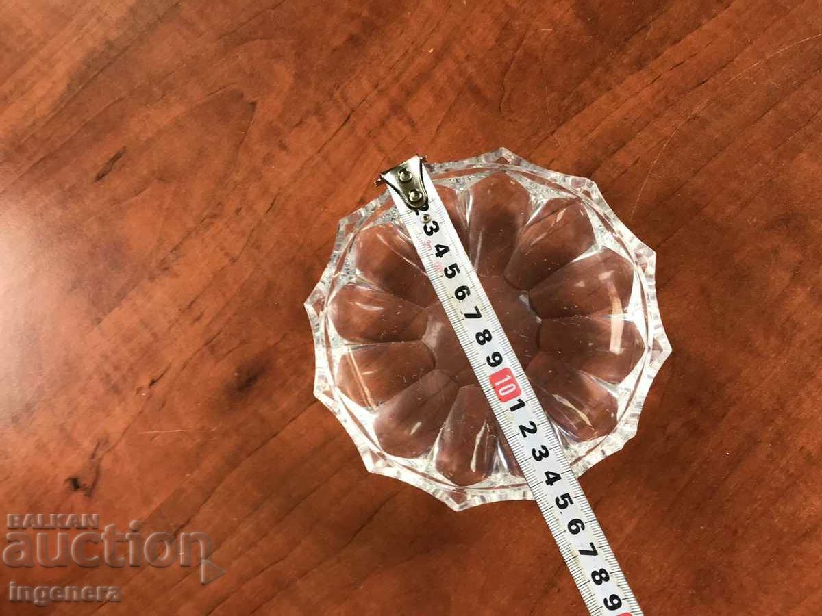 BOWL NUTS CANDY DISH GLASS RELIEF THICK with price 6.00 BGN | € 3.07 BOWL NUTS CANDY DISH GLASS RELIEF THICK with price 6.00 BGN | € 3.07