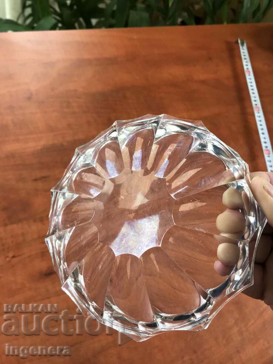 Delivery of BOWL NUTS CANDY DISH GLASS RELIEF THICK Delivery of BOWL NUTS CANDY DISH GLASS RELIEF THICK