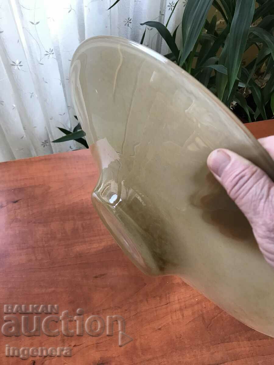 Auction PLATE PLATO TRAY FRUCTIERA SALATIER GLASS-OVER 3 KG Auction PLATE PLATO TRAY FRUCTIERA SALATIER GLASS-OVER 3 KG