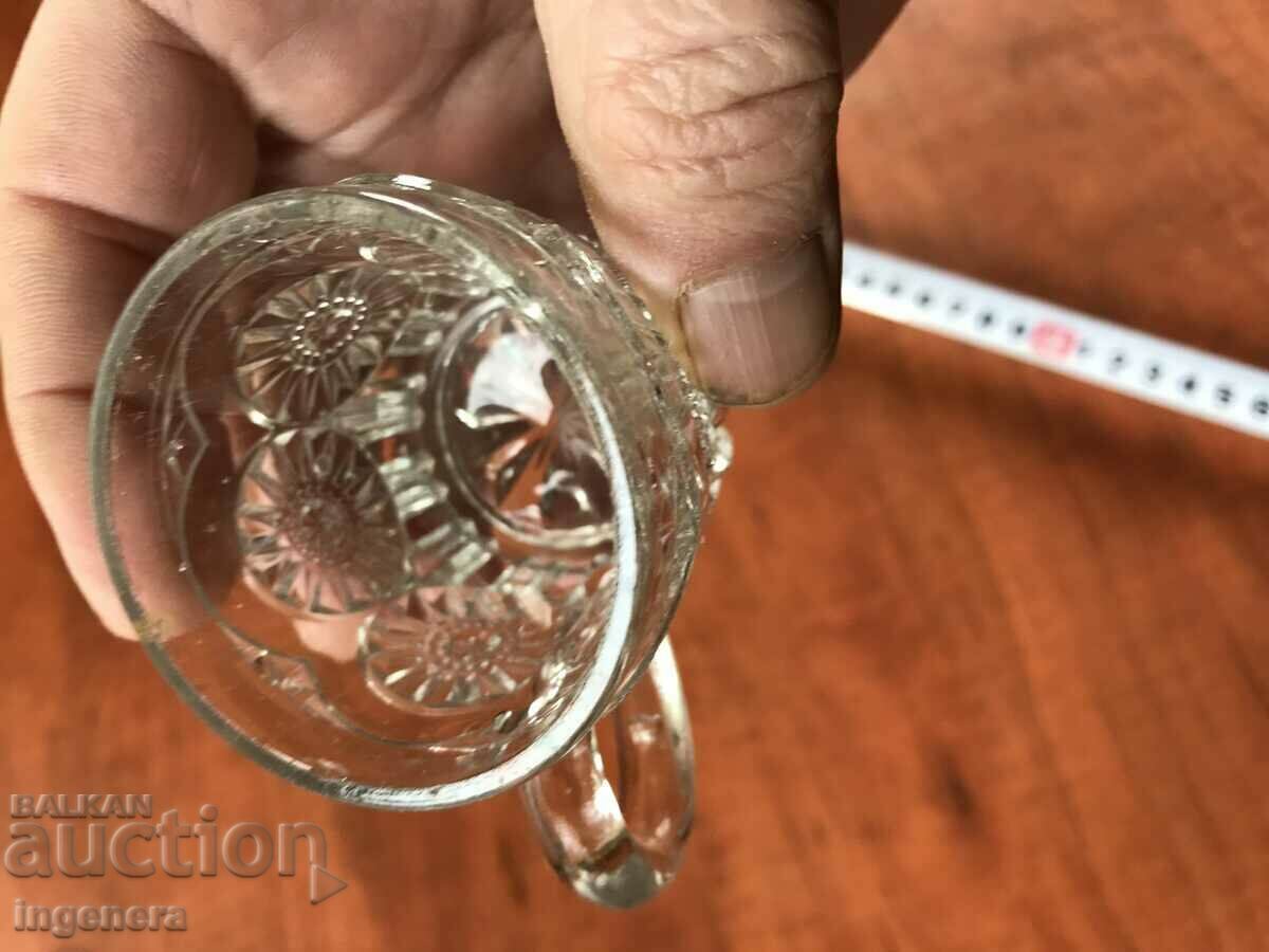 Auction CUP CUP GLASS THICK EMBOSSED Auction CUP CUP GLASS THICK EMBOSSED