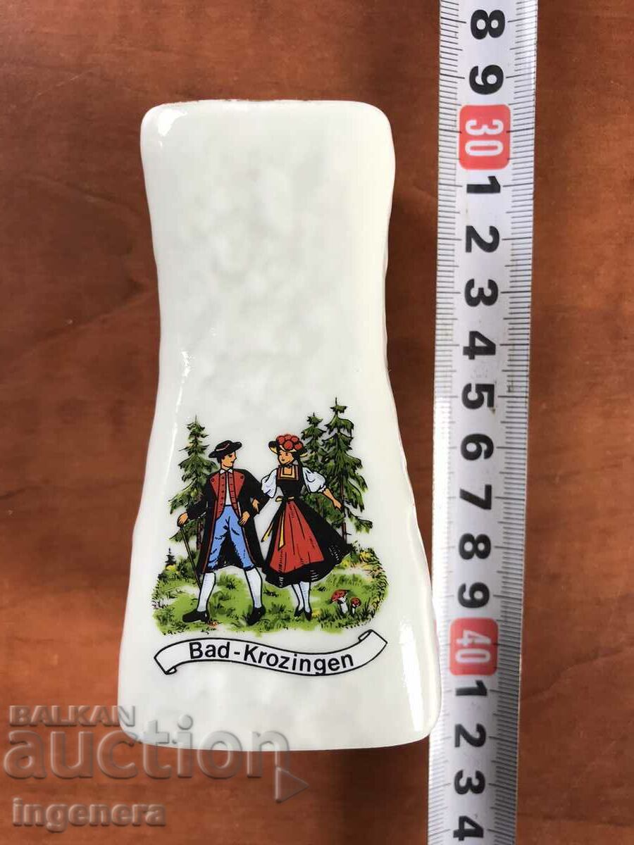 PORCELAIN VASE with price 6.00 BGN | € 3.07 PORCELAIN VASE with price 6.00 BGN | € 3.07