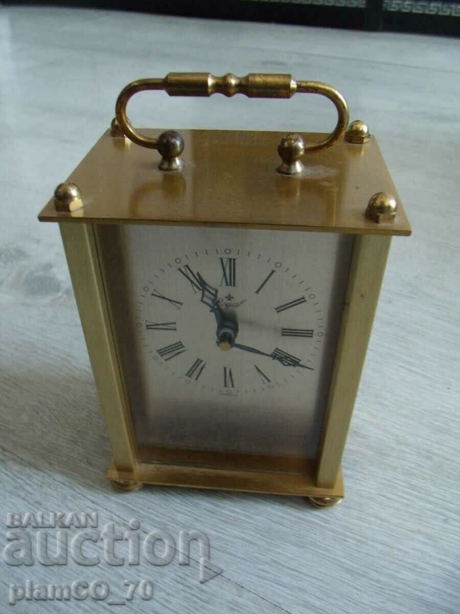 №*6862 стар германски настолен часовник Royal с цена 30.00 лв. | € 15.34 №*6862 стар германски настолен часовник Royal с цена 30.00 лв. | € 15.34