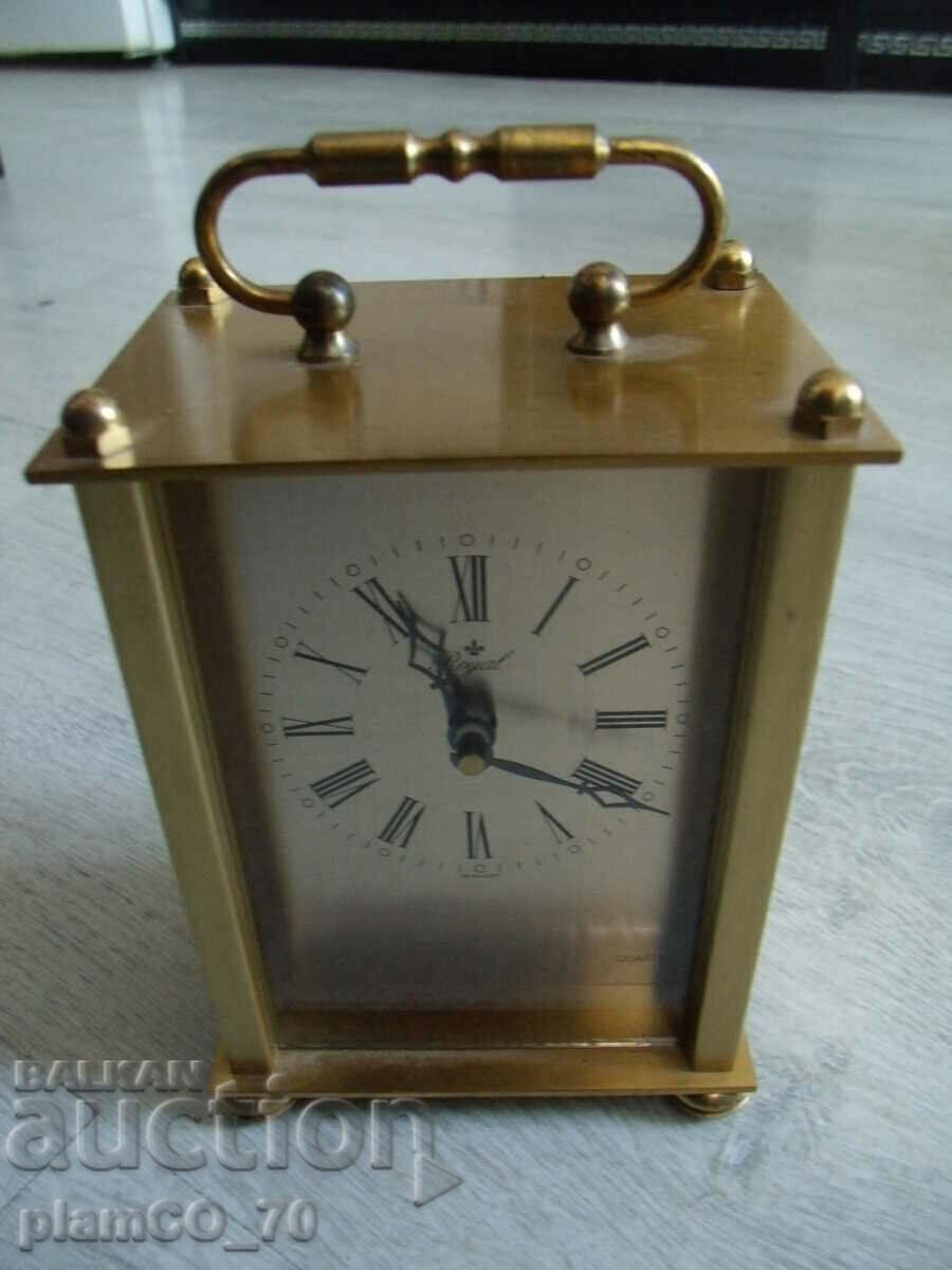 #*6862 Old German Royal Table Clock - 6