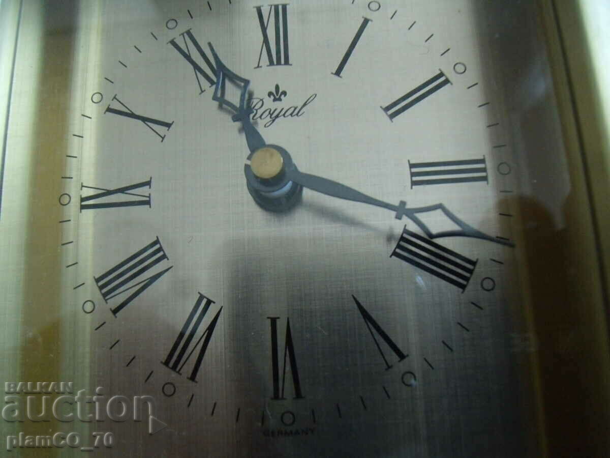 #*6862 Old German Royal Table Clock - 7