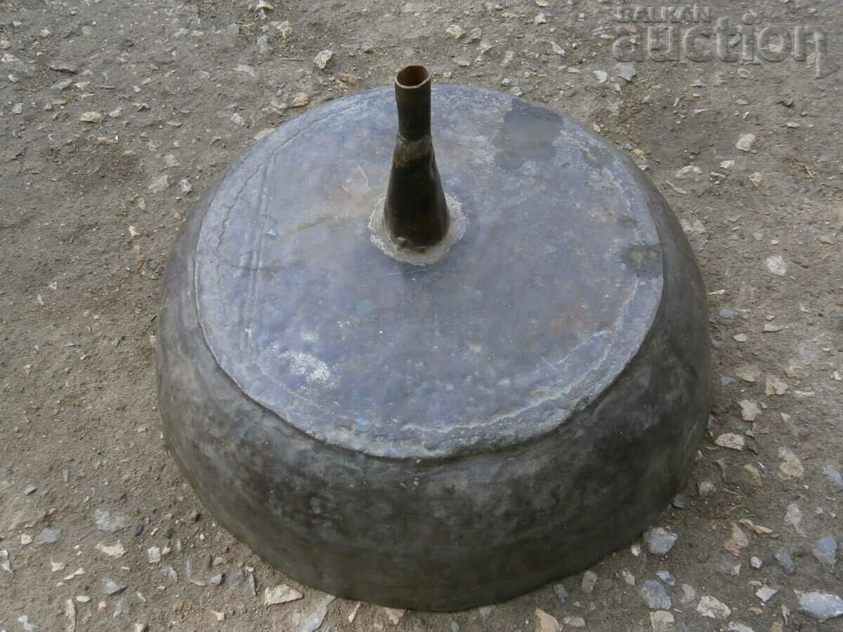 Old copper wine funnel copper - 6 Old copper wine funnel copper - 6