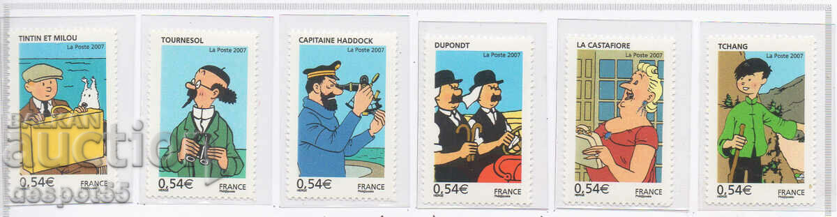 2007. Franţa. Benzi desenate - Tintin.