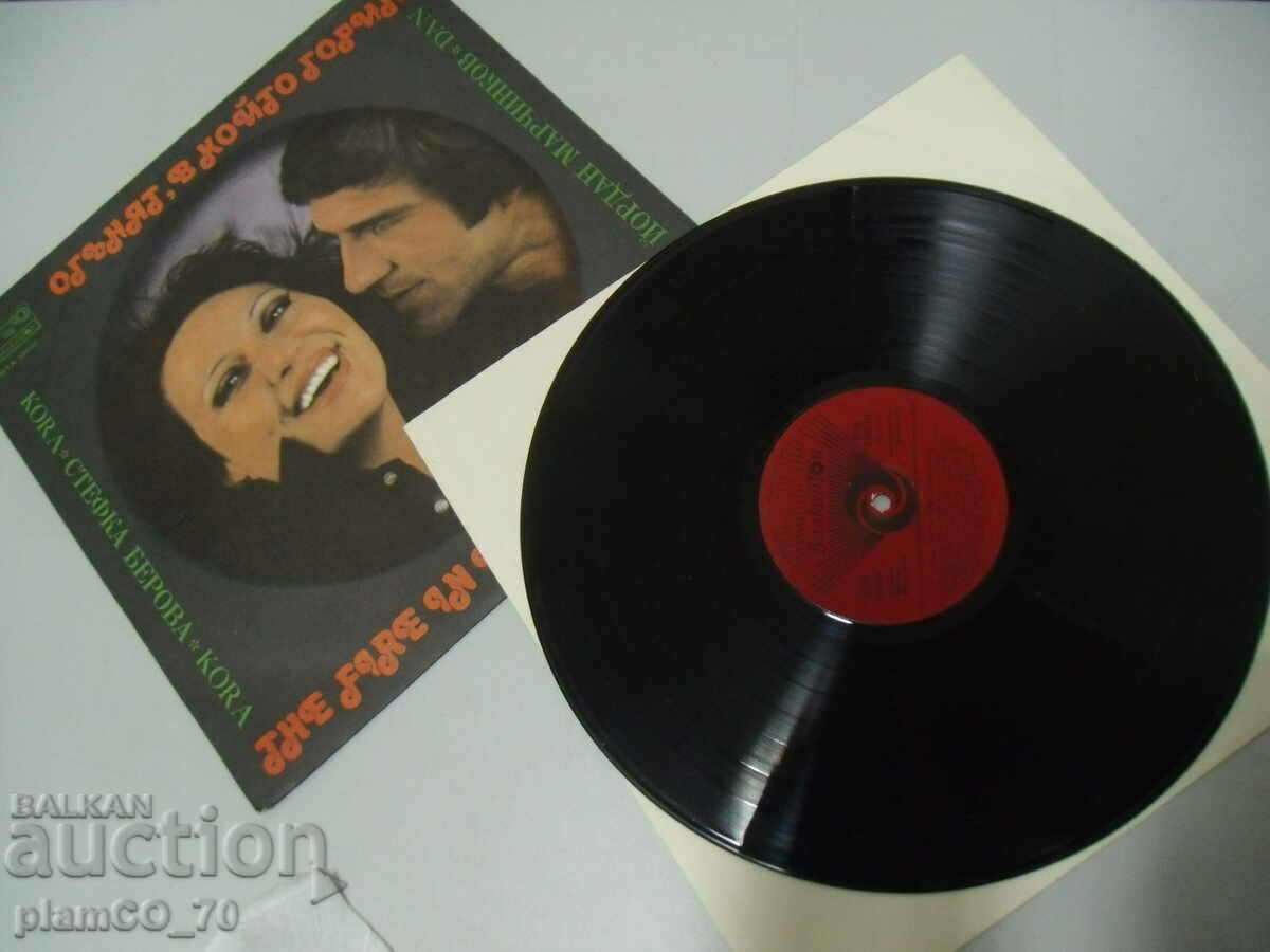 Auction  No.*6863 old gramophone record - The fire in which we burn