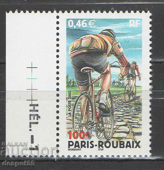 2002. Франция. 100 г. на колоездачното състезание Париж-Рубе