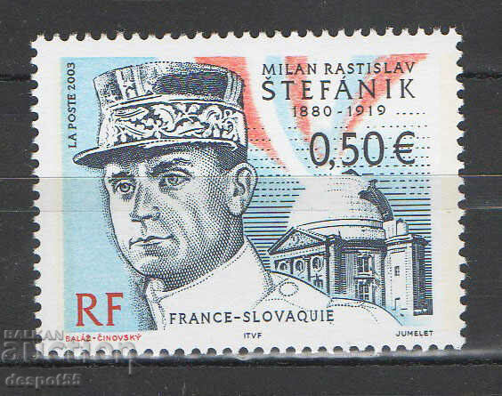 2003. France. Milan Rastilan Stefanik, 1880-1919.