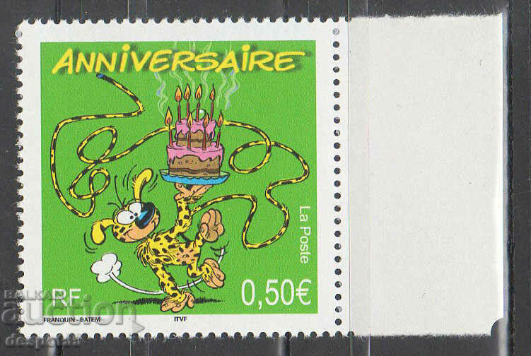 2003. France. 50th anniversary of the Marsupil comic figure.