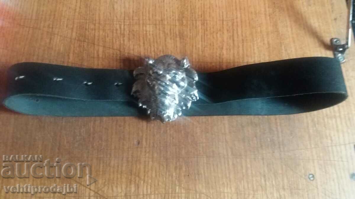 Lion buckle belt - 10 / 10 cm