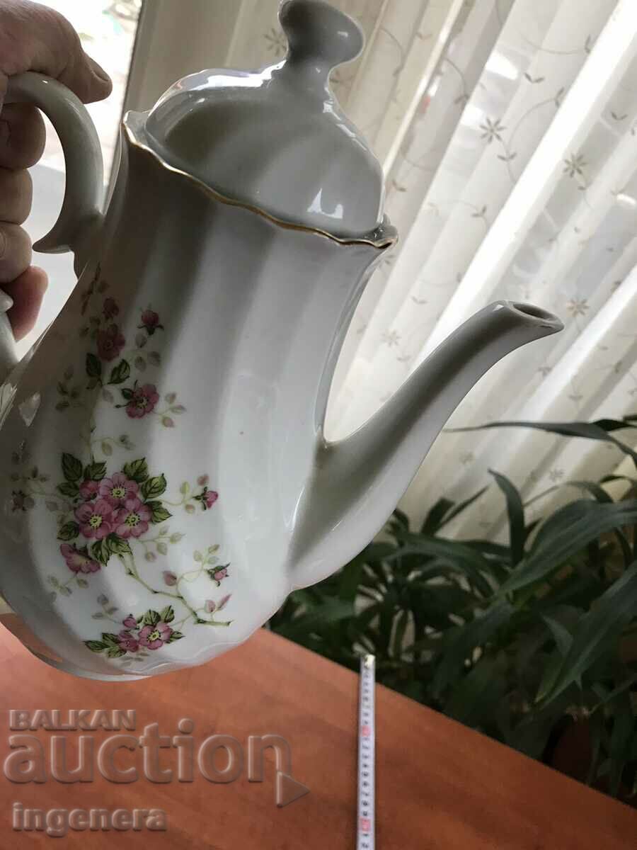 PORCELAIN KETTLE POT POT SET BULGARIA - 5 PORCELAIN KETTLE POT POT SET BULGARIA - 5